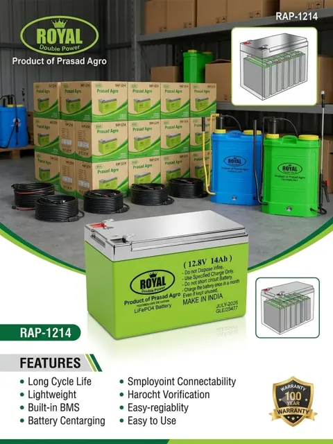 Royal RAP-1214 lithium battery